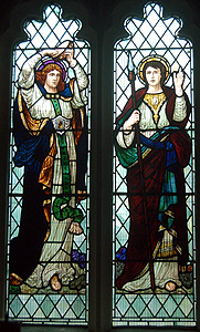 The chancel south east window March 2011